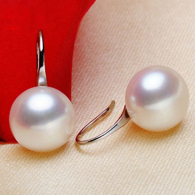 Women Earrings Imitation Pearls Ball Hook Earrings Eardrops Bridal Wedding Party Jewelry