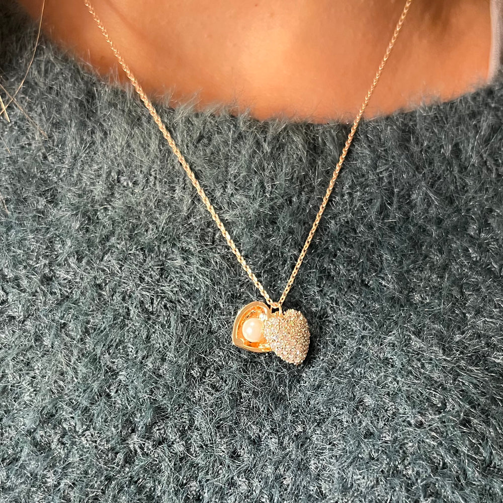 Pearl Heart Necklace