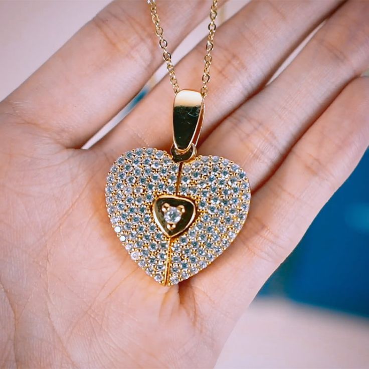 Openable Heart Necklace