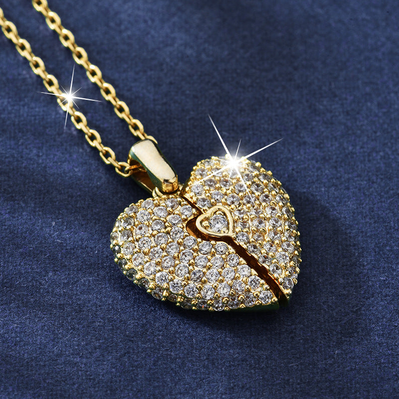 Openable Heart Necklace